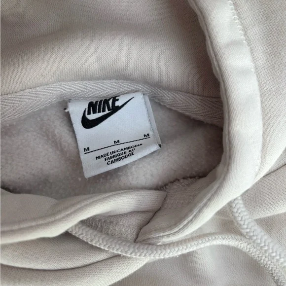 Nike Men’s CLUB FLEECE PULLOVER HOODIE Lt Orewood Brn/Lt Orewood Brn Medium - Picture 8 of 10